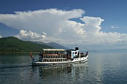 Excursion boat on Lake Ohrid